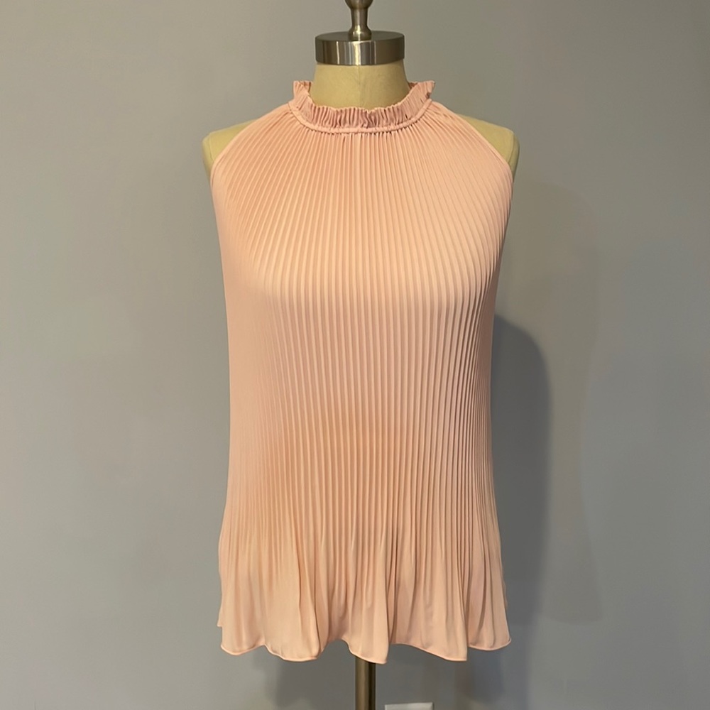 Blush pink sleeveless top